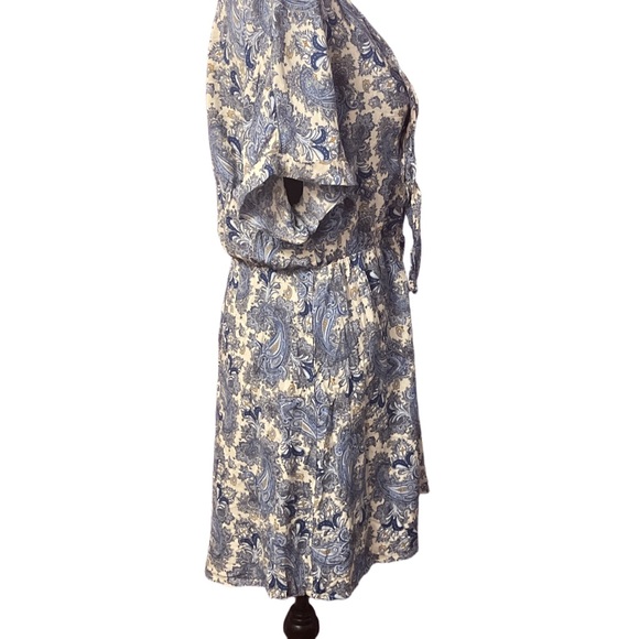 🎉🎉H&M Boho Paisley Print Dress Women’s Size 10 - Picture 7 of 10